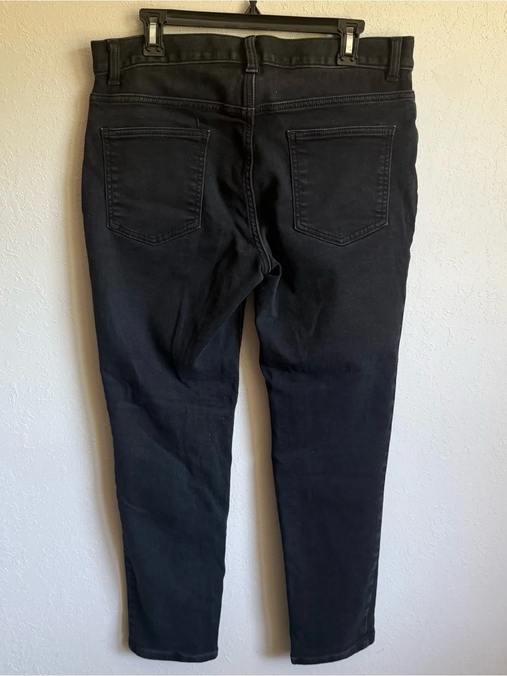 Men’s Black APT. 9 Black Classic Normcore Stretch Casual Straight Leg Jeans